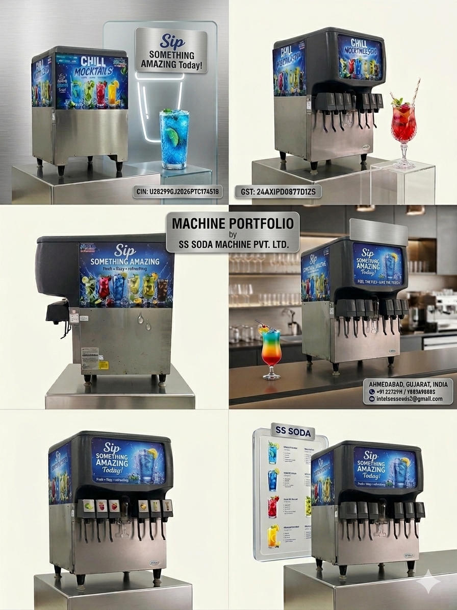Commercial Chill Soda & Mocktail Dispenser Machine
